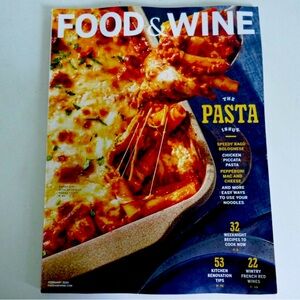Food and Wine magazine The Pasta Issue February 2025